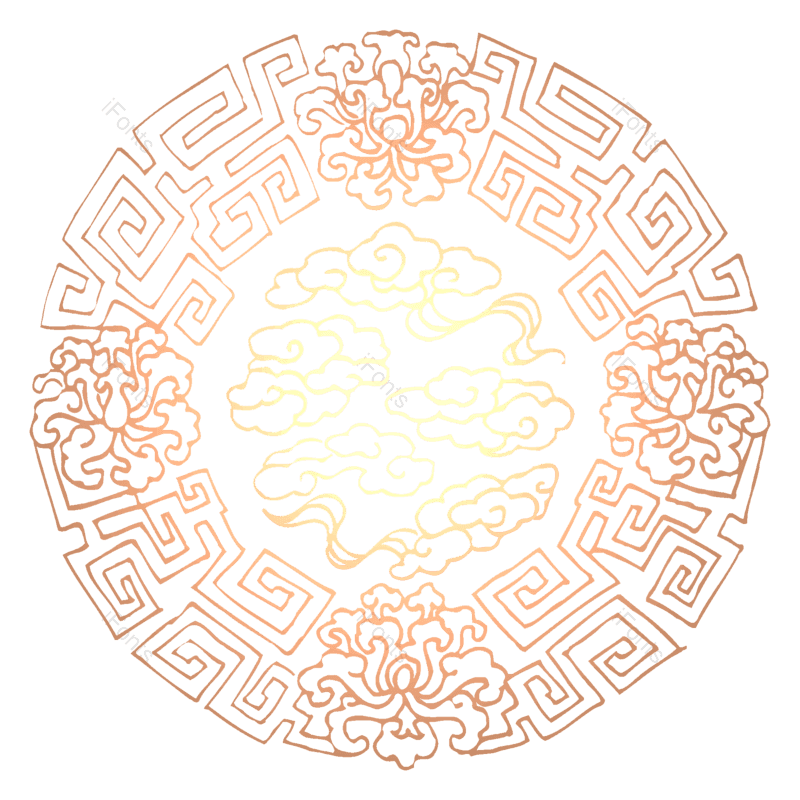 祥云图片,装饰图案元素,传统PNG,金色图案免抠素材